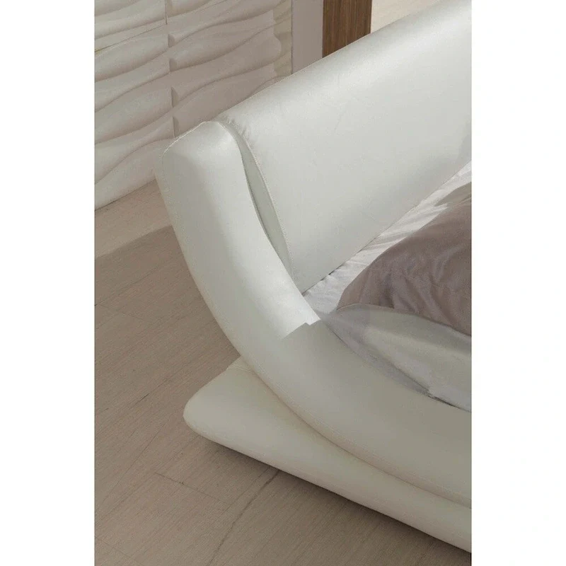 Ivory Modern Bed