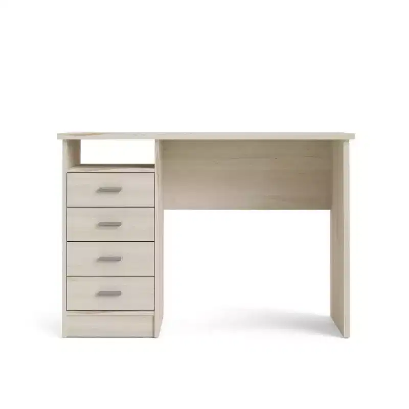 Tvilum, Warner Desk with 4 Drawers, Light Woodgrain