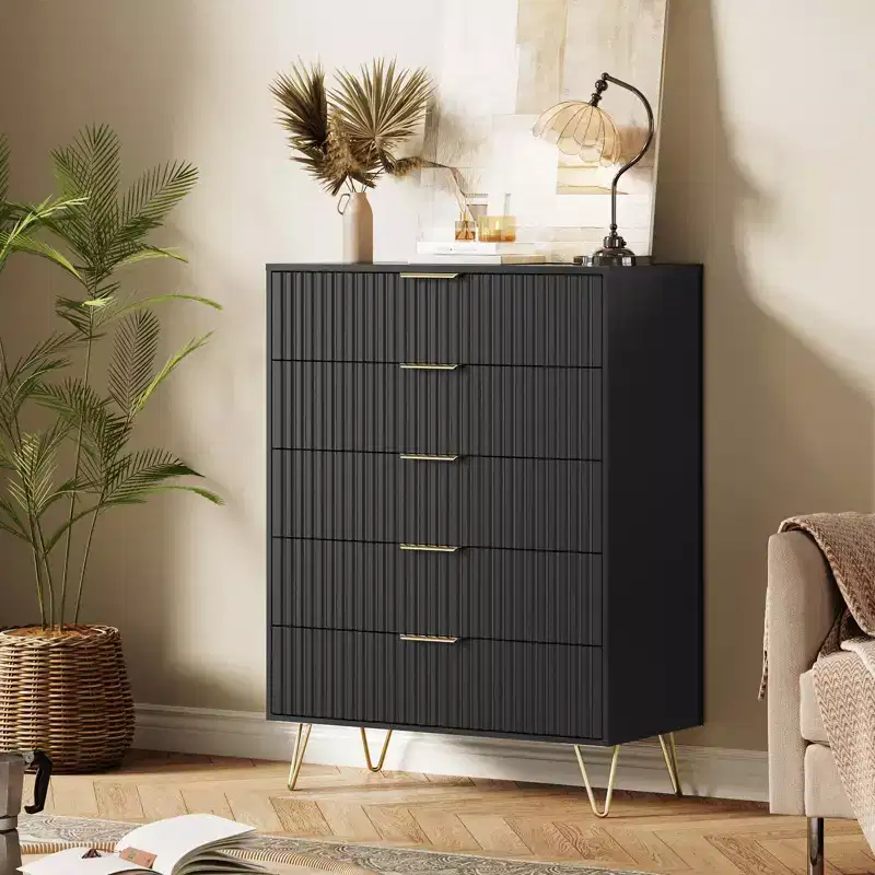 Fluted 5-Drawer Dresser 47.72