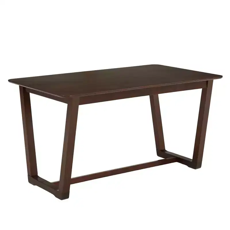 Arvo Walnut Finish Dining Table - Walnut - iNSPIRE Q