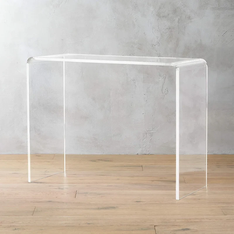 Acrylic Console Table – 15mm Clear