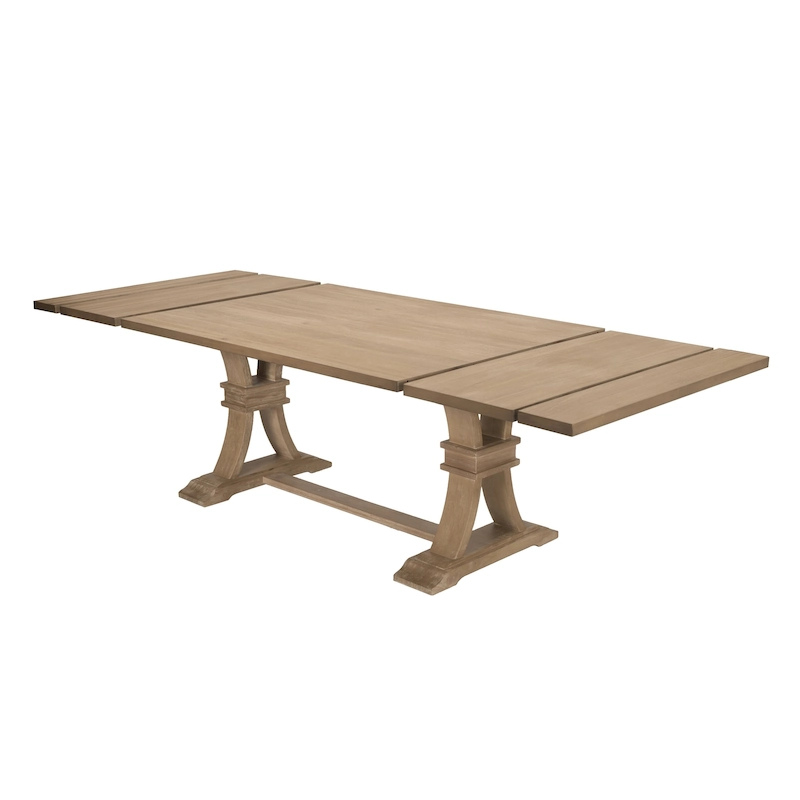 Best Quality Furniture Rustic Wood Extension Dining Table